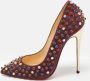 Christian Louboutin Pre-owned Suede heels Red Dames - Thumbnail 2