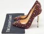 Christian Louboutin Pre-owned Suede heels Red Dames - Thumbnail 9