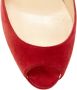 Christian Louboutin Pre-owned Suede heels Red Dames - Thumbnail 5