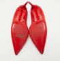 Christian Louboutin Pre-owned Suede heels Red Dames - Thumbnail 4