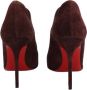 Christian Louboutin Pre-owned Suede heels Red Dames - Thumbnail 3