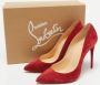 Christian Louboutin Pre-owned Suede heels Red Dames - Thumbnail 7