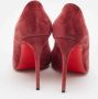 Christian Louboutin Pre-owned Suede heels Red Dames - Thumbnail 3