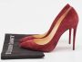 Christian Louboutin Pre-owned Suede heels Red Dames - Thumbnail 7