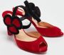 Christian Louboutin Pre-owned Suede heels Red Dames - Thumbnail 2