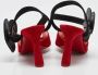 Christian Louboutin Pre-owned Suede heels Red Dames - Thumbnail 3