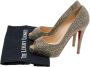 Christian Louboutin Pre-owned Suede heels Yellow Dames - Thumbnail 8