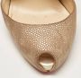 Christian Louboutin Pre-owned Suede heels Yellow Dames - Thumbnail 7