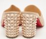 Christian Louboutin Pre-owned Suede sandals Beige Dames - Thumbnail 3