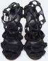 Christian Louboutin Pre-owned Suede sandals Black Dames - Thumbnail 3