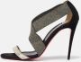 Christian Louboutin Pre-owned Suede sandals Black Dames - Thumbnail 2