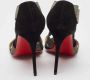 Christian Louboutin Pre-owned Suede sandals Black Dames - Thumbnail 5