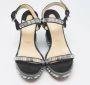 Christian Louboutin Pre-owned Suede sandals Black Dames - Thumbnail 2