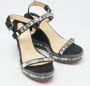 Christian Louboutin Pre-owned Suede sandals Black Dames - Thumbnail 3