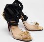 Christian Louboutin Pre-owned Suede sandals Black Dames - Thumbnail 4