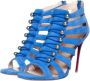 Christian Louboutin Pre-owned Suede sandals Blue Dames - Thumbnail 2