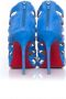 Christian Louboutin Pre-owned Suede sandals Blue Dames - Thumbnail 3