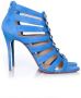 Christian Louboutin Pre-owned Suede sandals Blue Dames - Thumbnail 4