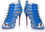 Christian Louboutin Pre-owned Suede sandals Blue Dames - Thumbnail 5