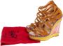 Christian Louboutin Pre-owned Suede sandals Brown Dames - Thumbnail 8