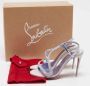 Christian Louboutin Pre-owned Suede sandals Gray Dames - Thumbnail 7