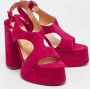 Christian Louboutin Pre-owned Suede sandals Pink Dames - Thumbnail 4