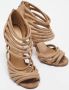 Christian Louboutin Pre-owned Suede sandals Yellow Dames - Thumbnail 4