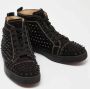 Christian Louboutin Pre-owned Suede sneakers Black Dames - Thumbnail 4