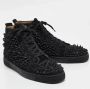 Christian Louboutin Pre-owned Suede sneakers Black Heren - Thumbnail 3