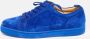 Christian Louboutin Pre-owned Suede sneakers Blue Dames - Thumbnail 2