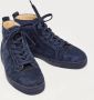 Christian Louboutin Pre-owned Suede sneakers Blue Dames - Thumbnail 4