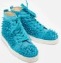 Christian Louboutin Pre-owned Suede sneakers Blue Dames - Thumbnail 4