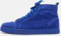 Christian Louboutin Pre-owned Suede sneakers Blue Heren - Thumbnail 2