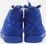 Christian Louboutin Pre-owned Suede sneakers Blue Heren - Thumbnail 5