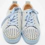 Christian Louboutin Pre-owned Suede sneakers Blue Heren - Thumbnail 3