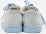 Christian Louboutin Pre-owned Suede sneakers Blue Heren - Thumbnail 5