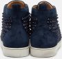 Christian Louboutin Pre-owned Suede sneakers Blue Heren - Thumbnail 5