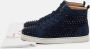 Christian Louboutin Pre-owned Suede sneakers Blue Heren - Thumbnail 9