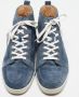 Christian Louboutin Pre-owned Suede sneakers Blue Heren - Thumbnail 3