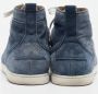 Christian Louboutin Pre-owned Suede sneakers Blue Heren - Thumbnail 5