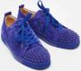 Christian Louboutin Pre-owned Suede sneakers Blue Heren - Thumbnail 3