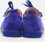 Christian Louboutin Pre-owned Suede sneakers Blue Heren - Thumbnail 4