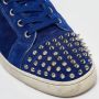 Christian Louboutin Pre-owned Suede sneakers Blue Heren - Thumbnail 7