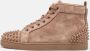 Christian Louboutin Pre-owned Suede sneakers Brown Dames - Thumbnail 2