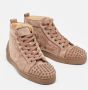 Christian Louboutin Pre-owned Suede sneakers Brown Dames - Thumbnail 4