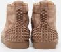 Christian Louboutin Pre-owned Suede sneakers Brown Dames - Thumbnail 5