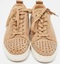 Christian Louboutin Pre-owned Suede sneakers Brown Heren - Thumbnail 3