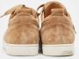 Christian Louboutin Pre-owned Suede sneakers Brown Heren - Thumbnail 5