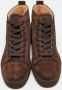 Christian Louboutin Pre-owned Suede sneakers Brown Heren - Thumbnail 2