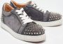 Christian Louboutin Pre-owned Suede sneakers Gray Dames - Thumbnail 4